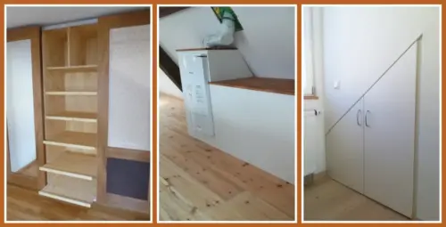 Entwurf,Planung und Montage von Einbaumöbeln